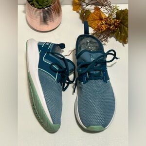 Teal and Mint Athletic Sneakers